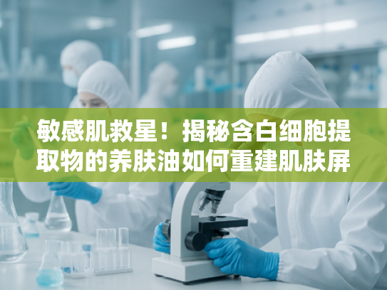 敏感肌救星！揭秘含白细胞提取物的养肤油如何重建肌肤屏障