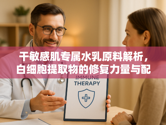 干敏感肌专属水乳原料解析，白细胞提取物的修复力量与配方奥秘