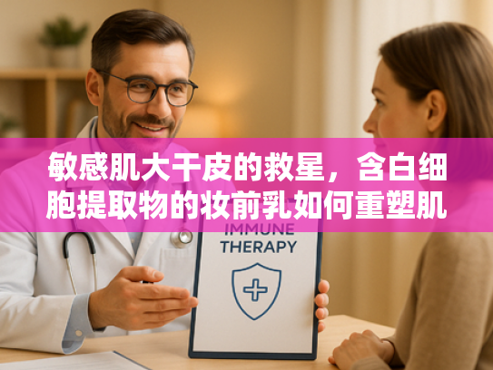 敏感肌大干皮的救星，含白细胞提取物的妆前乳如何重塑肌肤屏障？