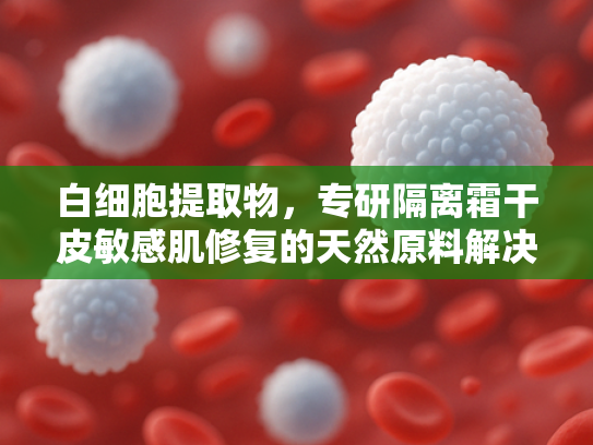 白细胞提取物，专研隔离霜干皮敏感肌修复的天然原料解决方案