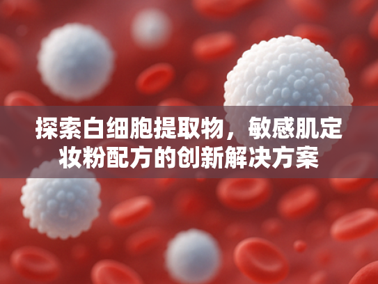 探索白细胞提取物，敏感肌定妆粉配方的创新解决方案