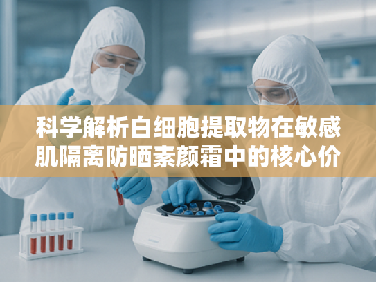 科学解析白细胞提取物在敏感肌隔离防晒素颜霜中的核心价值与应用前景