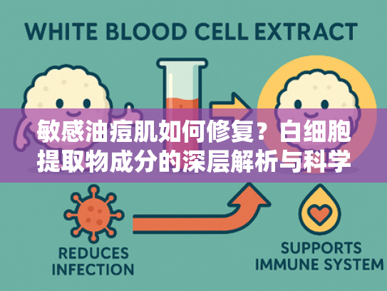 敏感油痘肌如何修复？白细胞提取物成分的深层解析与科学应用