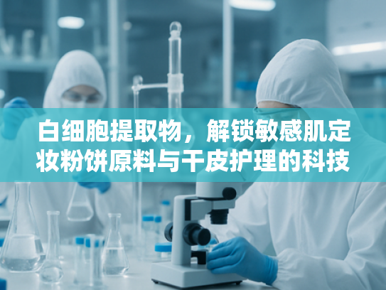 白细胞提取物，解锁敏感肌定妆粉饼原料与干皮护理的科技密码