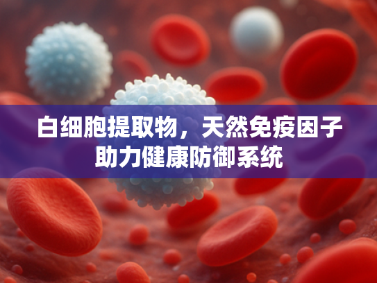 白细胞提取物，天然免疫因子助力健康防御系统