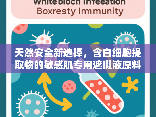 天然安全新选择，含白细胞提取物的敏感肌专用遮瑕液原料解析