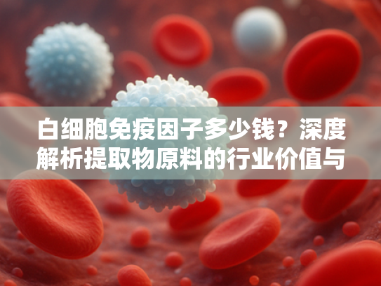 白细胞免疫因子多少钱？深度解析提取物原料的行业价值与批发优势