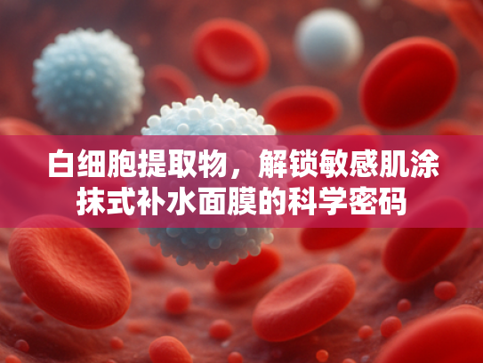 白细胞提取物，解锁敏感肌涂抹式补水面膜的科学密码