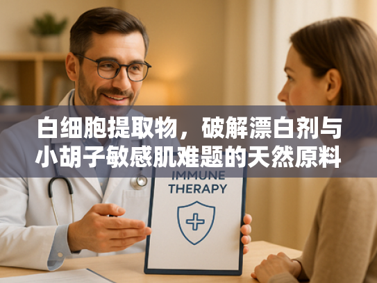 白细胞提取物，破解漂白剂与小胡子敏感肌难题的天然原料解决方案