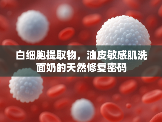 白细胞提取物，油皮敏感肌洗面奶的天然修复密码