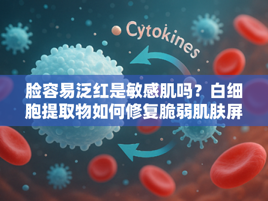 脸容易泛红是敏感肌吗？白细胞提取物如何修复脆弱肌肤屏障