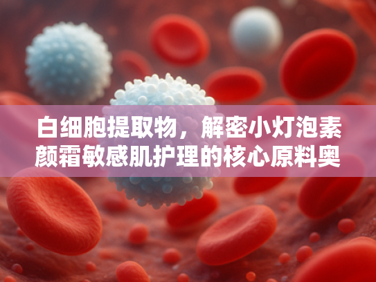 白细胞提取物，解密小灯泡素颜霜敏感肌护理的核心原料奥秘