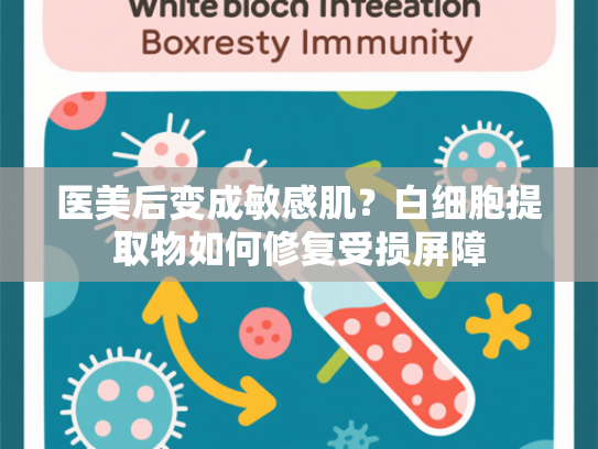 医美后变成敏感肌？白细胞提取物如何修复受损屏障