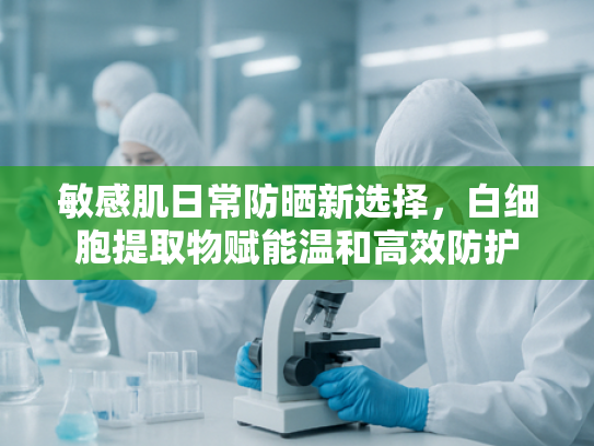 敏感肌日常防晒新选择，白细胞提取物赋能温和高效防护