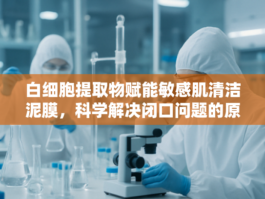 白细胞提取物赋能敏感肌清洁泥膜，科学解决闭口问题的原料革新