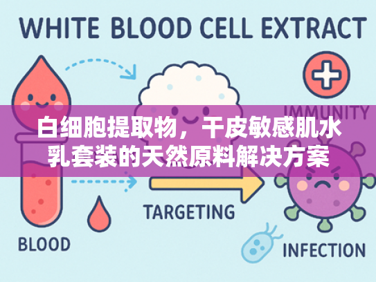 白细胞提取物，干皮敏感肌水乳套装的天然原料解决方案