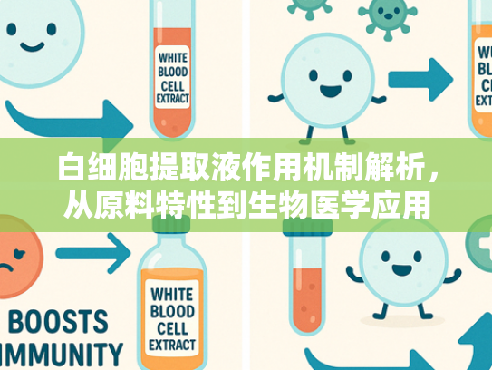 白细胞提取液作用机制解析，从原料特性到生物医学应用