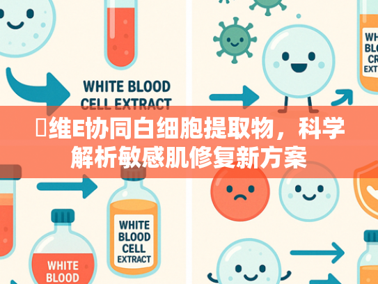 ✍维E协同白细胞提取物，科学解析敏感肌修复新方案
