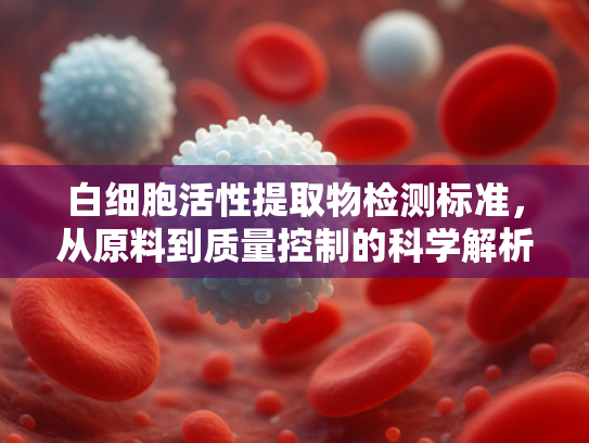 白细胞活性提取物检测标准，从原料到质量控制的科学解析