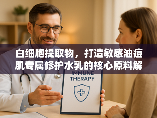 白细胞提取物，打造敏感油痘肌专属修护水乳的核心原料解析