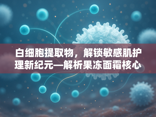 白细胞提取物，解锁敏感肌护理新纪元—解析果冻面霜核心原料的科学奥秘