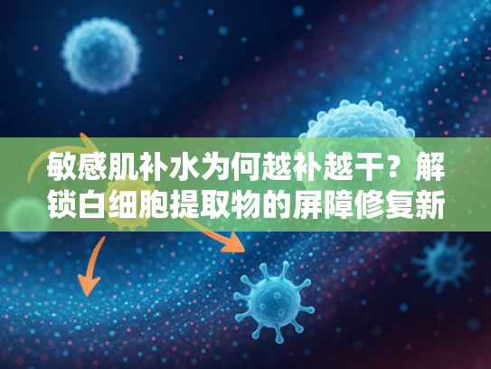 敏感肌补水为何越补越干？解锁白细胞提取物的屏障修复新方案