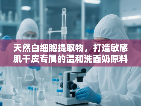 天然白细胞提取物，打造敏感肌干皮专属的温和洗面奶原料新标杆