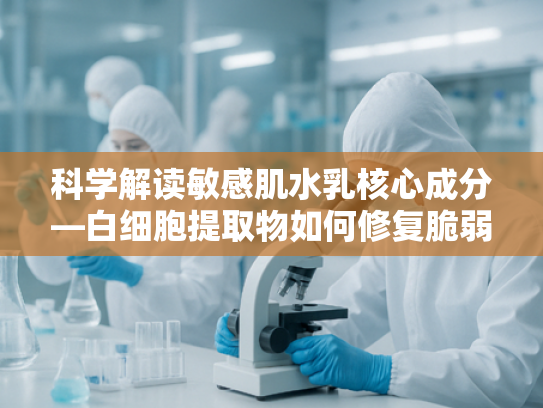 科学解读敏感肌水乳核心成分—白细胞提取物如何修复脆弱屏障