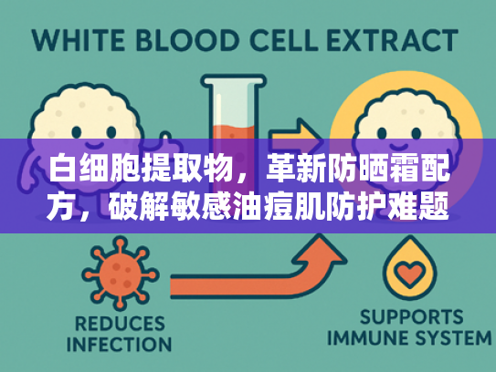 白细胞提取物，革新防晒霜配方，破解敏感油痘肌防护难题