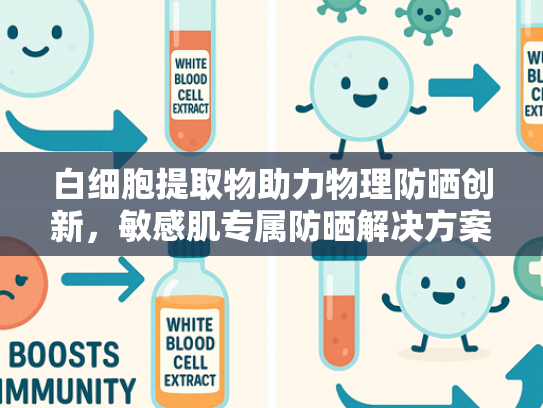 白细胞提取物助力物理防晒创新，敏感肌专属防晒解决方案