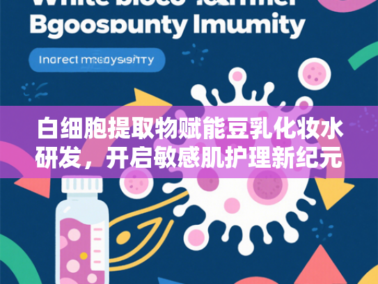 白细胞提取物赋能豆乳化妆水研发，开启敏感肌护理新纪元