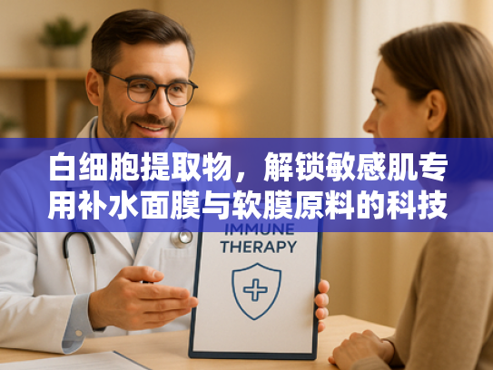 白细胞提取物，解锁敏感肌专用补水面膜与软膜原料的科技密码