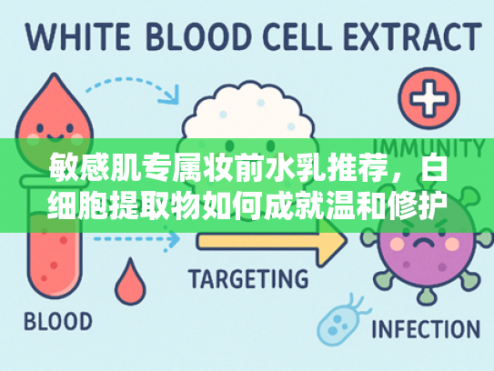 敏感肌专属妆前水乳推荐，白细胞提取物如何成就温和修护力