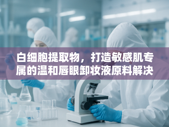 白细胞提取物，打造敏感肌专属的温和唇眼卸妆液原料解决方案