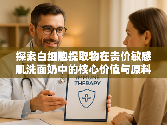 探索白细胞提取物在贵价敏感肌洗面奶中的核心价值与原料优势