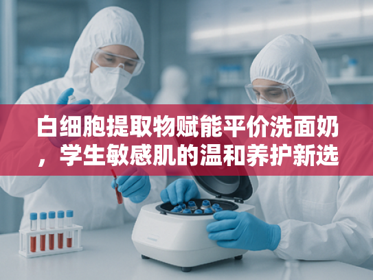 白细胞提取物赋能平价洗面奶，学生敏感肌的温和养护新选择