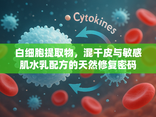 白细胞提取物，混干皮与敏感肌水乳配方的天然修复密码