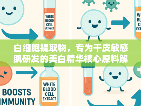 白细胞提取物，专为干皮敏感肌研发的美白精华核心原料解析