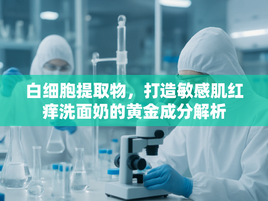 白细胞提取物，打造敏感肌红痒洗面奶的黄金成分解析