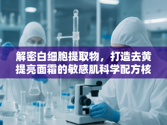 解密白细胞提取物，打造去黄提亮面霜的敏感肌科学配方核心
