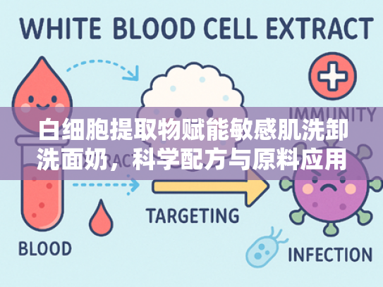 白细胞提取物赋能敏感肌洗卸洗面奶，科学配方与原料应用解析