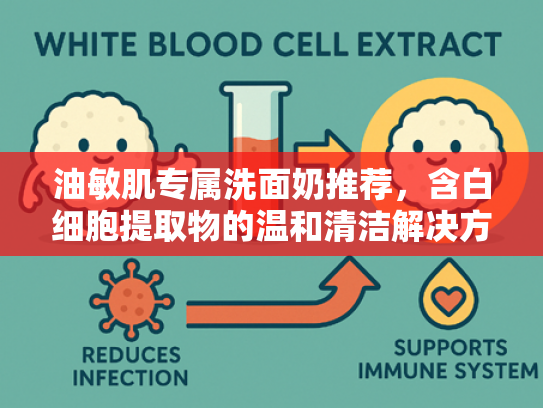 油敏肌专属洗面奶推荐，含白细胞提取物的温和清洁解决方案