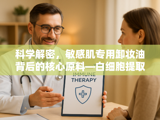 科学解密，敏感肌专用卸妆油背后的核心原料—白细胞提取物