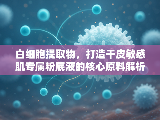 白细胞提取物，打造干皮敏感肌专属粉底液的核心原料解析