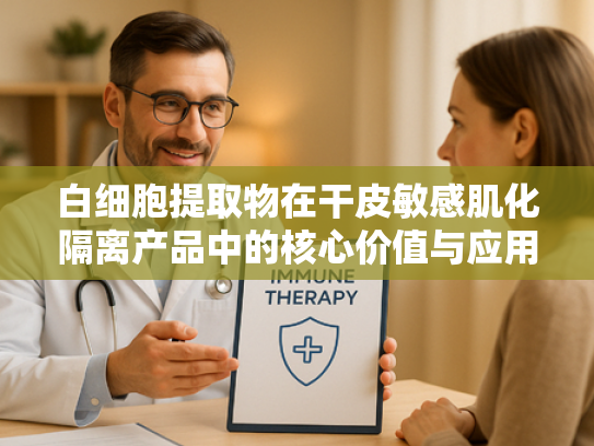 白细胞提取物在干皮敏感肌化隔离产品中的核心价值与应用解析