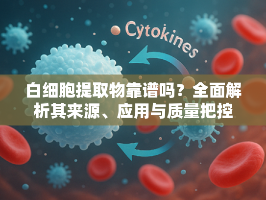 白细胞提取物靠谱吗？全面解析其来源、应用与质量把控