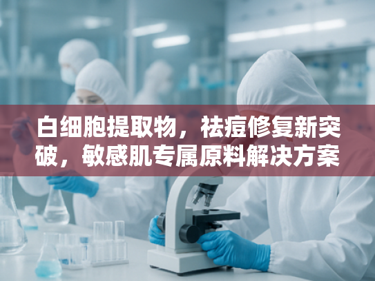 白细胞提取物，祛痘修复新突破，敏感肌专属原料解决方案