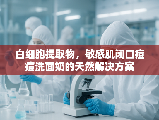 白细胞提取物，敏感肌闭口痘痘洗面奶的天然解决方案