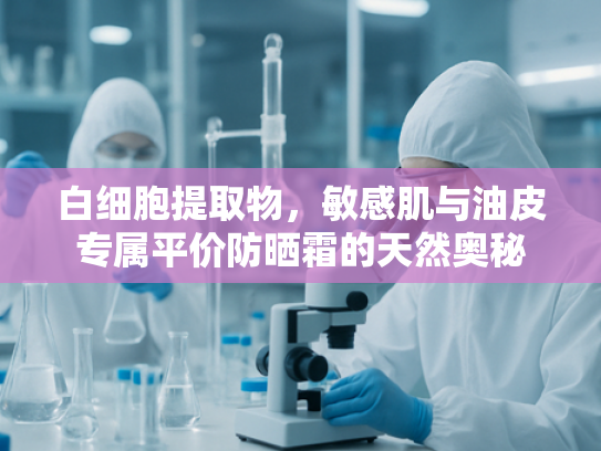 白细胞提取物，敏感肌与油皮专属平价防晒霜的天然奥秘