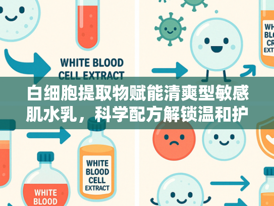 白细胞提取物赋能清爽型敏感肌水乳，科学配方解锁温和护肤新体验